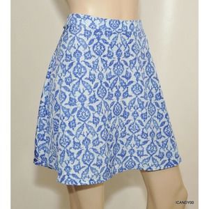 Michael Kors Lined A-Line Mini Skirt Royal Blue 6 Nwt $99